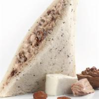 Tuna, Walnuts And Port Sandwich · Sandwich atun nuez oporto. Our special Rodilla poppy seeds artisan sandwich bread with a smo...