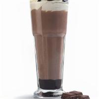 16 Oz. Chocolate Milkshake Ice Cream · Batido helado choco.