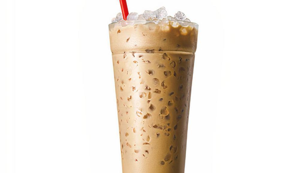French Vanilla Cold Brew Iced Coffee · SONIC’s smooth iced coffee poured over SONIC® ice, vanilla flavor and sweet cream.