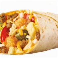 Supersonic® Breakfast Burrito · Let the big flavor of the SuperSONIC® Breakfast Burrito get you out of bed. A medley of savo...