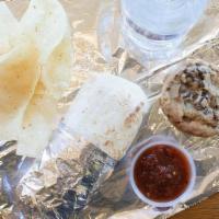 Kid'S Burrito Combo · Kids Combos (12 & Under Only). Served with Fresh Chips, Chocolate Chip Cookie and Bottle of ...