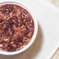 Black Beans & Rice · 10oz bowl of black beans an rice.