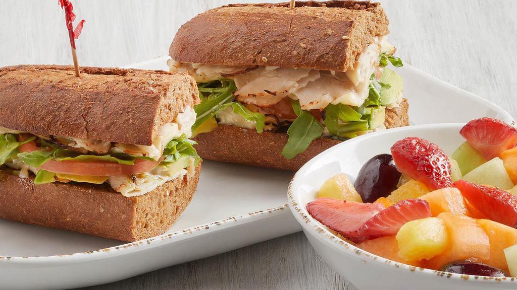 Whole Sandwich Pick A Pair · Choose any whole sandwich to pair with a Cup of Soup, Bowl of Fruit, Bowl of Pasta Salad, Half Mac & Cheese or a Half Classic Salad. *Upcharge for Premium Sandwiches