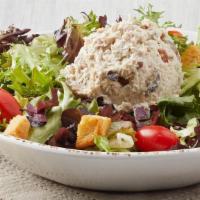 Southern  · Scratch-made chicken salad made with grapes, pecans and red onions with mixed greens, grape ...