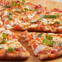 Create Your Own (P) · Choice of sauce, Mozzarella & up to 5 toppings.. Limit 5 toppings. *Upcharge for Seasoned Sh...