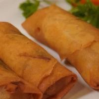 Lumpia · Crispy Fried Mini Chicken and vegetable roll.