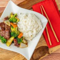 Teriyaki Style · All entrées will be served with steamed rice (fried rice for an additional charge); home-mad...