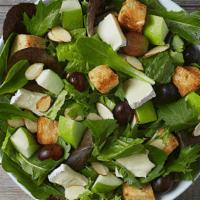 Parisian · baby leaf & romaine greens, mozzarella cheese, green apples, red grapes, sliced almonds, App...