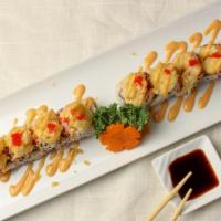 Crispy Rock Shrimp · Deep-fried Crispy and lightly battered with Spicy mayo & yuzu sauce, bed of spring mix.