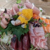 Chirashi Don · Chef choice of 10pcs of sashimi with sushi rice. Some items may contain raw ingredients