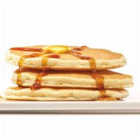 Pancakes & Sausage Platter · Our Pancakes & Sausage Platter is served with three fluffy pancakes drizzled in sweet syrup ...