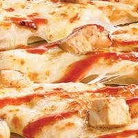 Buffalo Chicken · Traditional crust brushed with garlic butter and topped with spicy Buffalo sauce, 100% real ...