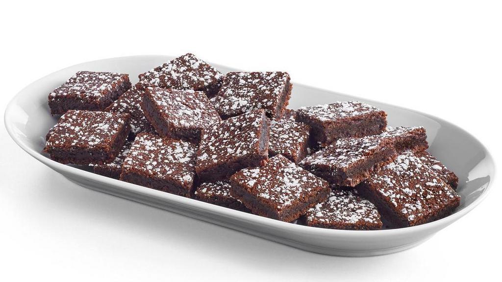 Fudge Brownies · Rich, fudgy chocolate Brownies dusted with powdered sugar. 24 count . *Calories listed are by slice