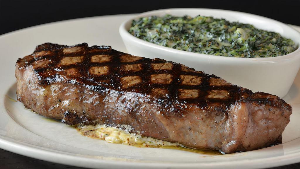 New York Strip · Mesquite grilled, 14 ounce 