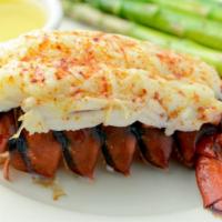 One Cold Water Lobster Tail Dinner · 10-12 ounce cold water lobster tail, drawn butter, choice of side item