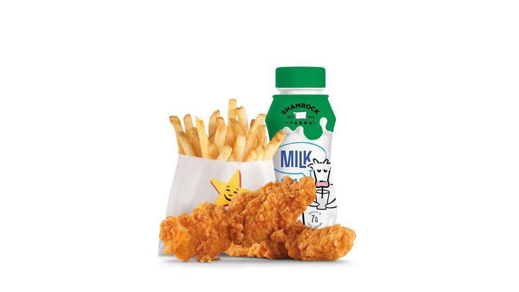2-Piece Chicken Tender Kid'S Meal · Premium, all-white meat chicken, hand dipped in buttermilk, lightly breaded and fried to a golden brown. Served with kid's drink and kid's fry.