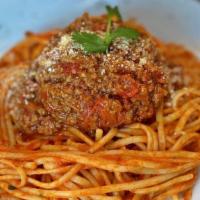 Pasta A La Bolognese · Classic Bolognese pasta (Parmesan Cheese on the side)