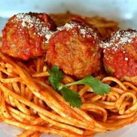 Pasta With Meatballs And Italian Pomodoro Sauce · WOW! This is what everyone says 'WOW