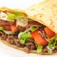 Supreme · Chicken, Steak, Cheese, Lettuce, Tomato, Onion, Mushroom, Ranch