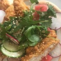 Buttermilk Fried Chicken Salad · Consumer advisory: consuming raw or undercooked meats, seafood, poultry, shellfish, or eggs ...