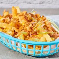 Sweet Sriracha Cheesy Fries  · Golden fries topped with cheese, spring onion, crispy onion, and our Sweet and our sweet sri...