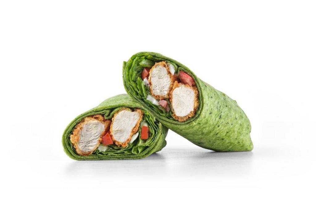 Wrap · *Wrap Only*. Tenders, lettuce, tomato, and ranch.