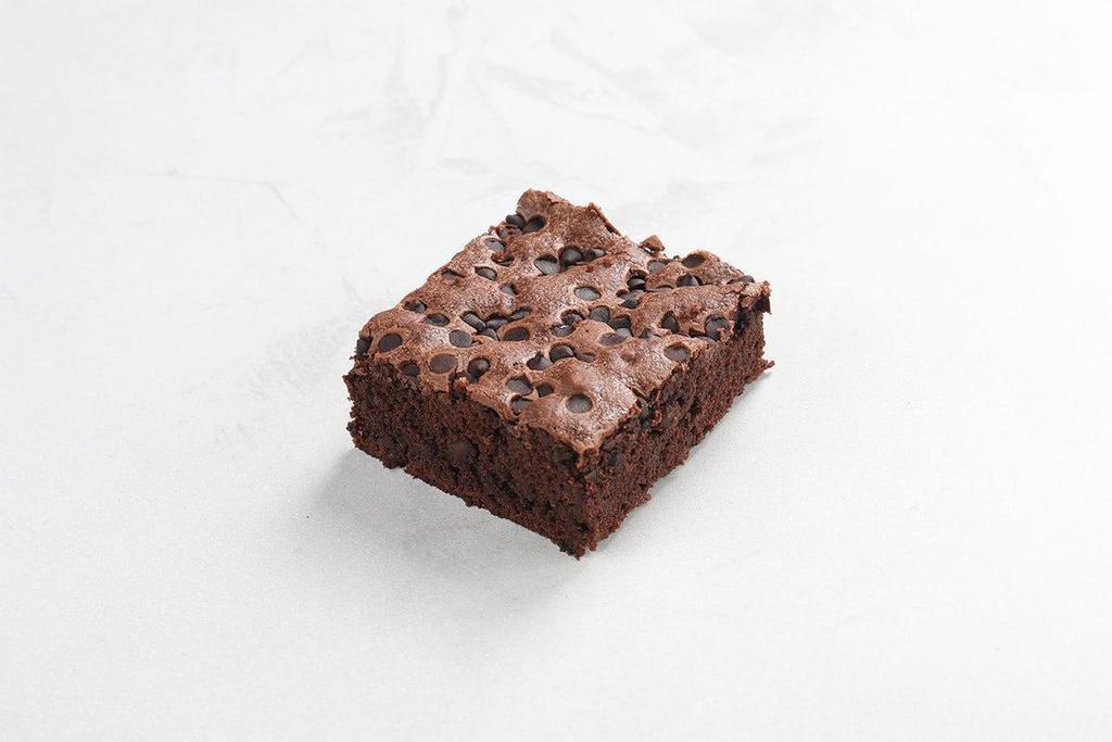 Chocolate Chip Brownie · Rich, moist, chewy and packed with chocolate chips.