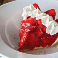 Strawberry Pie Slice (Seasonal) · A slice of our freshly-baked pie made with plump, fresh strawberries in a flaky crust, mixed...