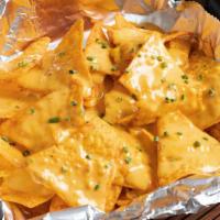Chips With Cheese · Large With the choice of Hot chips or Doritos