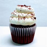 Red Velvet · A traditional fluffy, southern red velvet filled with whipped cream cheese icing
