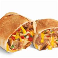 Chicken Grilled Burrito · Grilled chicken, refried beans, rice, cheese and salsa rolled up in a grilled flour tortilla...