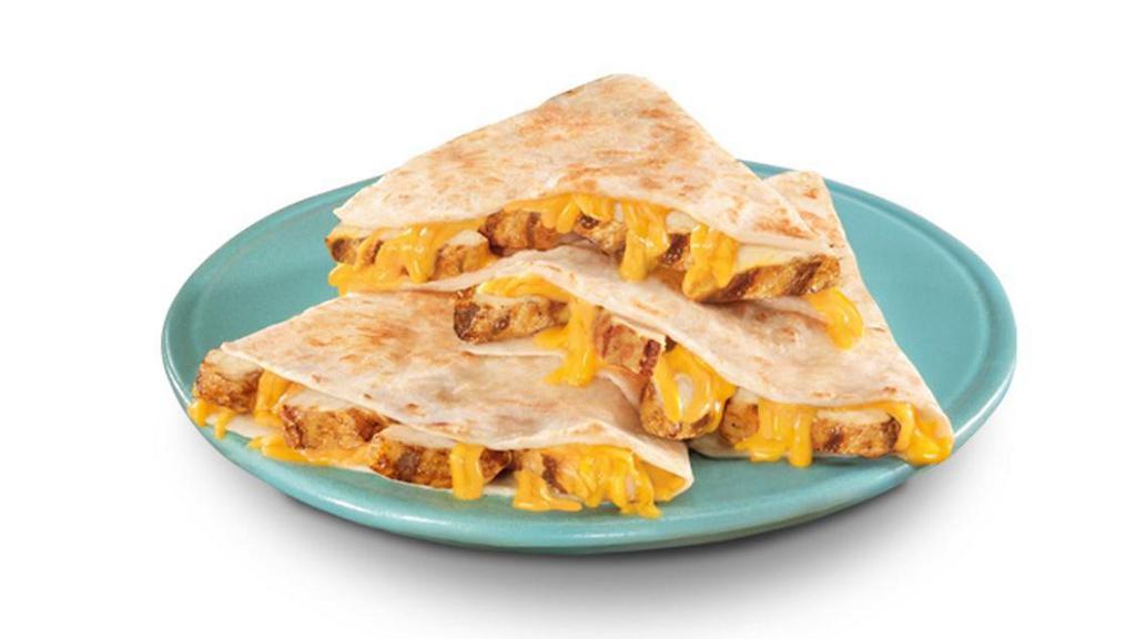 Chicken Quesadilla · Grilled chicken and shredded cheese in a grilled flour tortilla.