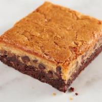 Brookie  · A delicious blend of chocolate brownie and chocolate chip cookie