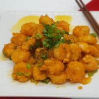 Bang Bang Shrimp · Breaded crispy fried shrimp tossed in our house special creamy and spicy sauce