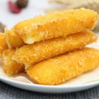 Fried Cheese Sticks · Six pieces.