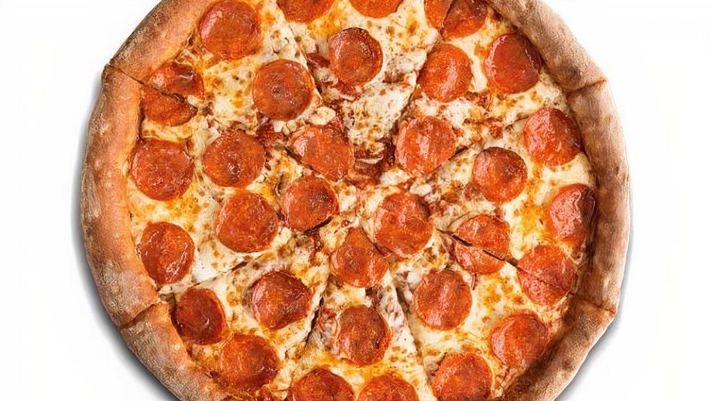 Really Big Pepperoni*** · Stoners fresh stretched dough, whole mozzarella cheese topped with sliced pepperoni.