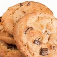 6 Cookies · Warm, half-baked chocolate chip cookie cooked fresh per order! Yum!