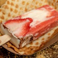 Strawberry Cheesecake · Strawberry Cheesecake Ice pop! The Strawberry Cheesecake Paleta is a flavor jam-packed with ...