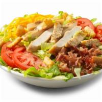 Grilled Chicken Blt Salad · All the delicious tastes of a BLT, without the bread. Grilled chicken breast strips, lettuce...
