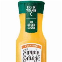 Simply Orange® Juice · 100% Pure Squeezed Pasteurized Orange Juice