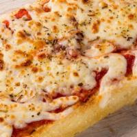Kids Pizza Bread · Pizza sauce, Italian seasoning & mozzarella. 290 cal per person