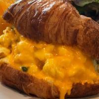 Breakfast Egg Sandwich · Seasoned fresh scrambled eggs with a choice of cheese. advisory: consuming raw or undercooke...