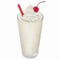Vanilla Shake · Thick and creamy with a rich vanilla flavor. Finished with whipped topping and a cherry.