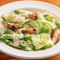 Side Caesar Salad · romaine lettuce · shaved Parmesan · croutons · cracked black pepper · Caesar dressing