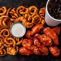 8 Smoked Bone-In Wings Combo · 8 bone-in wings smoked in-house over pecan wood then tossed with your choice of flavor. Serv...