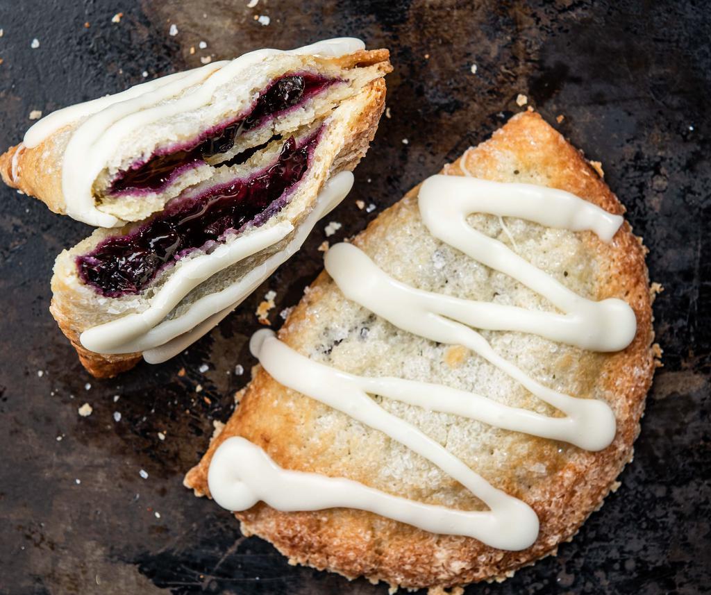 Blueberry Lemon Hand Pie · Sweet blueberries mixed with a touch of lemon zest and finished off with tart lemon frosting.