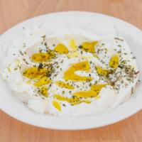 Yogurt · 1/2 Lb of our signature and creamy homemade labneh is topped with peppermint and olive oil. ...
