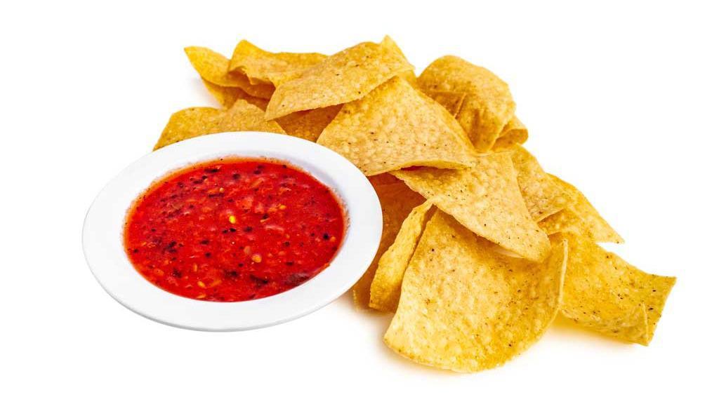 Chips'N Salsa · Basket of our fresh tortilla chips and house made salsa.