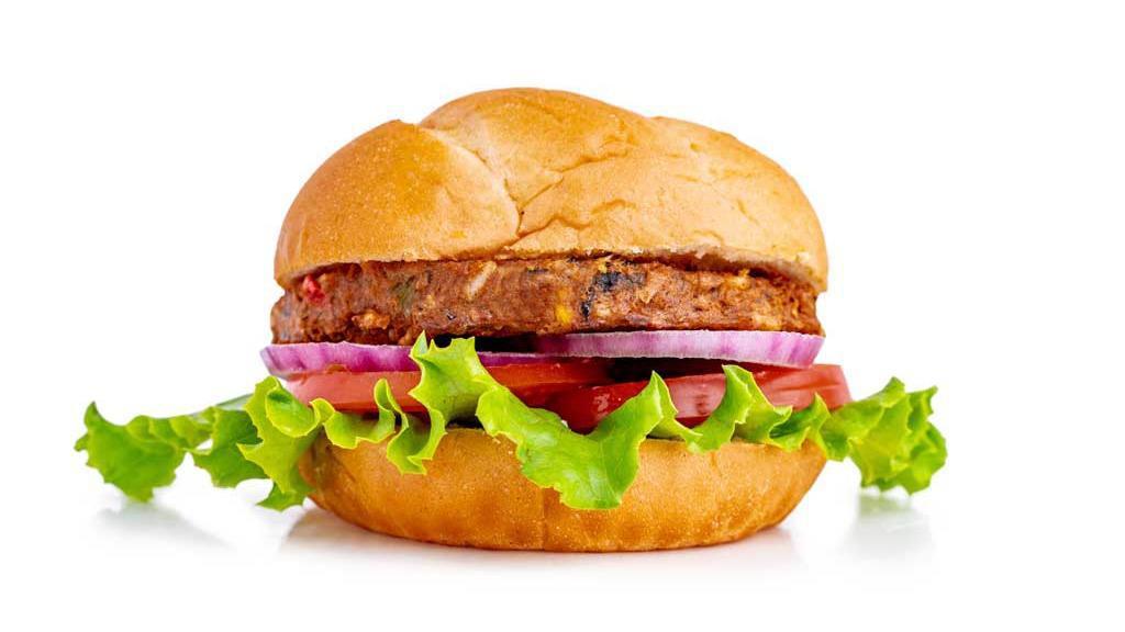 Black Bean Burger · Southwestern vegetarian black bean patty with your choice of cheese.