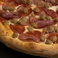 All Meat (Medium) · Pepperoni, sausages, bacon, ham meatballs.